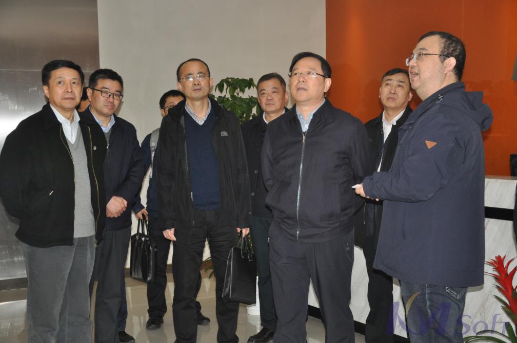 安徽省经信委主任牛弩韬一行莅临武汉开目调研